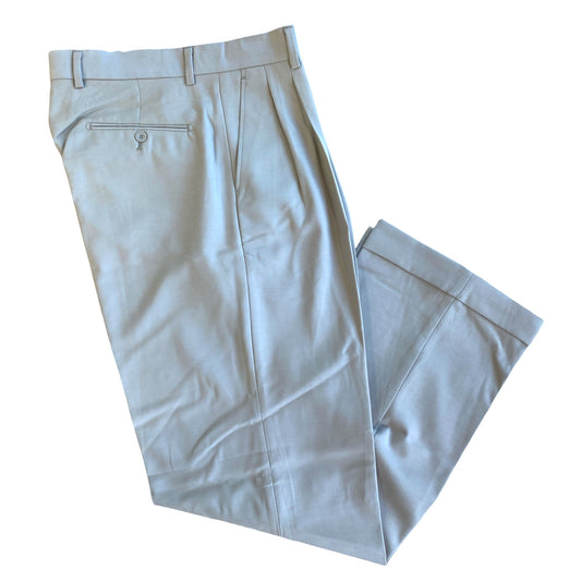 Final Sale : Inserch Men's Two-Pleat Wide Leg Pants - Oyester - $45.99!