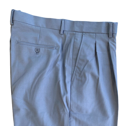 Final Sale : Inserch Men's Two-Pleat Wide Leg Pants - Grey - $45.99!