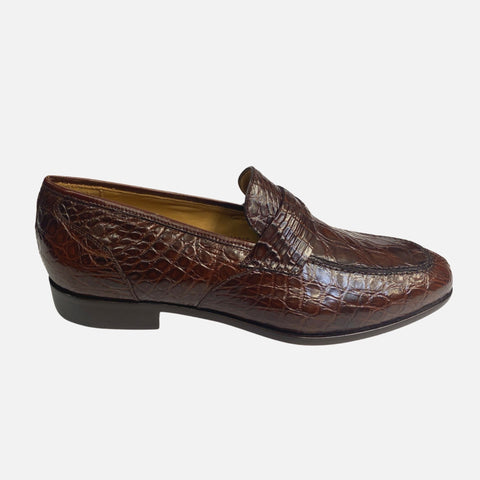 Mens genuine crocodile shoe sport Mezlan