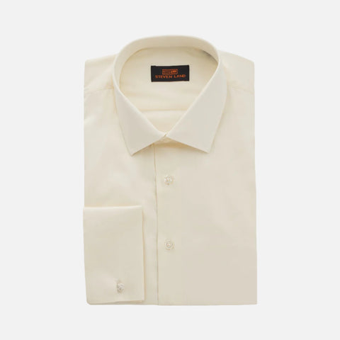 Steven Land Cream French Cuff Dress Shirt | DS115F