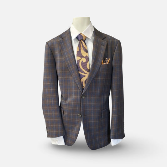 Dolce Vita Fashions – Men’s 100% Wool Windowpane Blazer