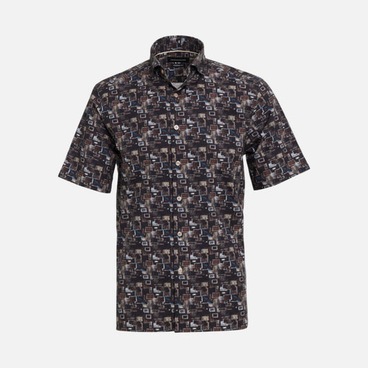 Men’s Luchiano Visconti Short Sleeve Shirt | Brick