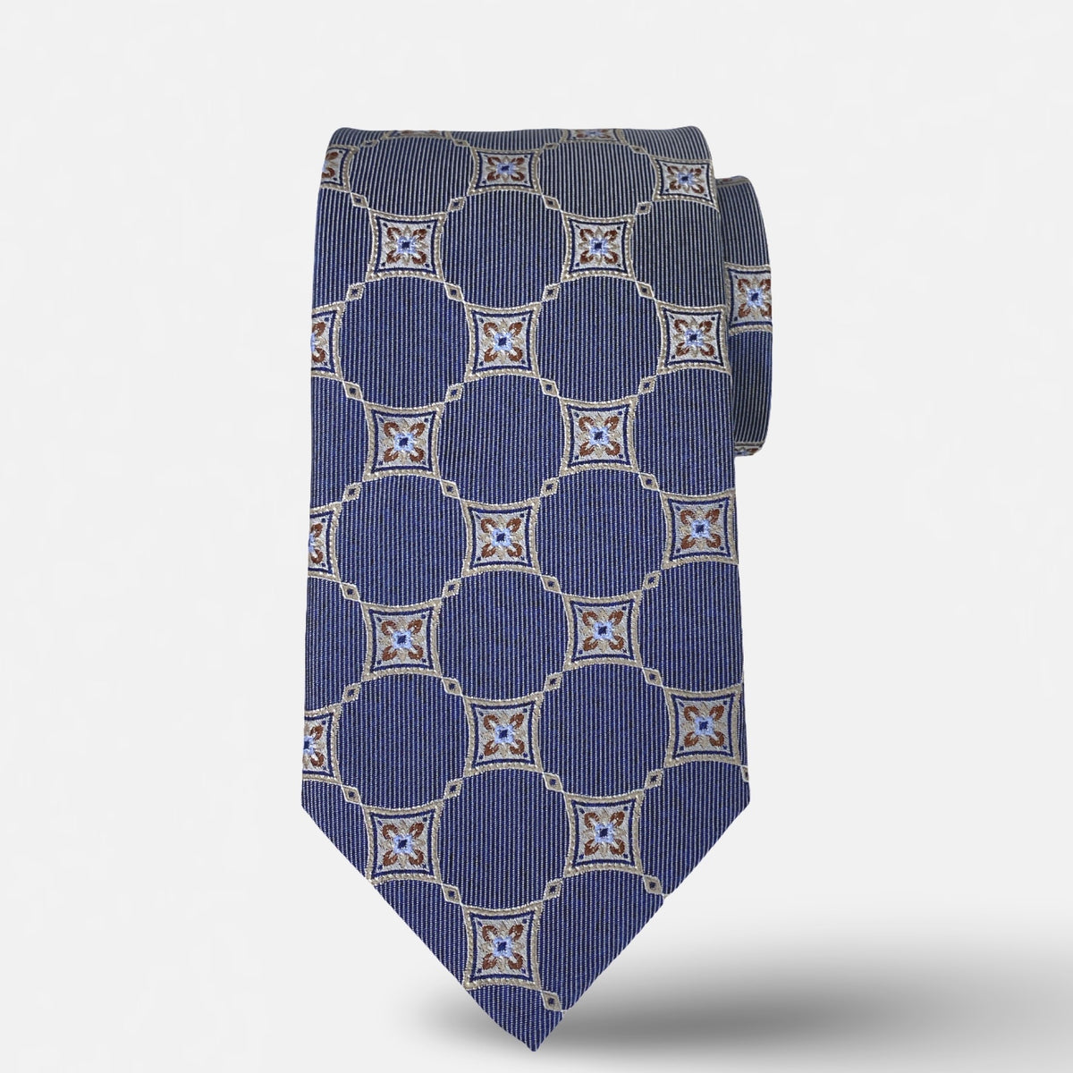 JZ Richards 100% Silk Navy Blue Textured Tie – Handcrafted in USA (Copy)