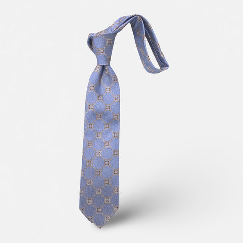 JZ Richards 100% Silk Textured Tie Soft Blue  – Handcrafted in USA
