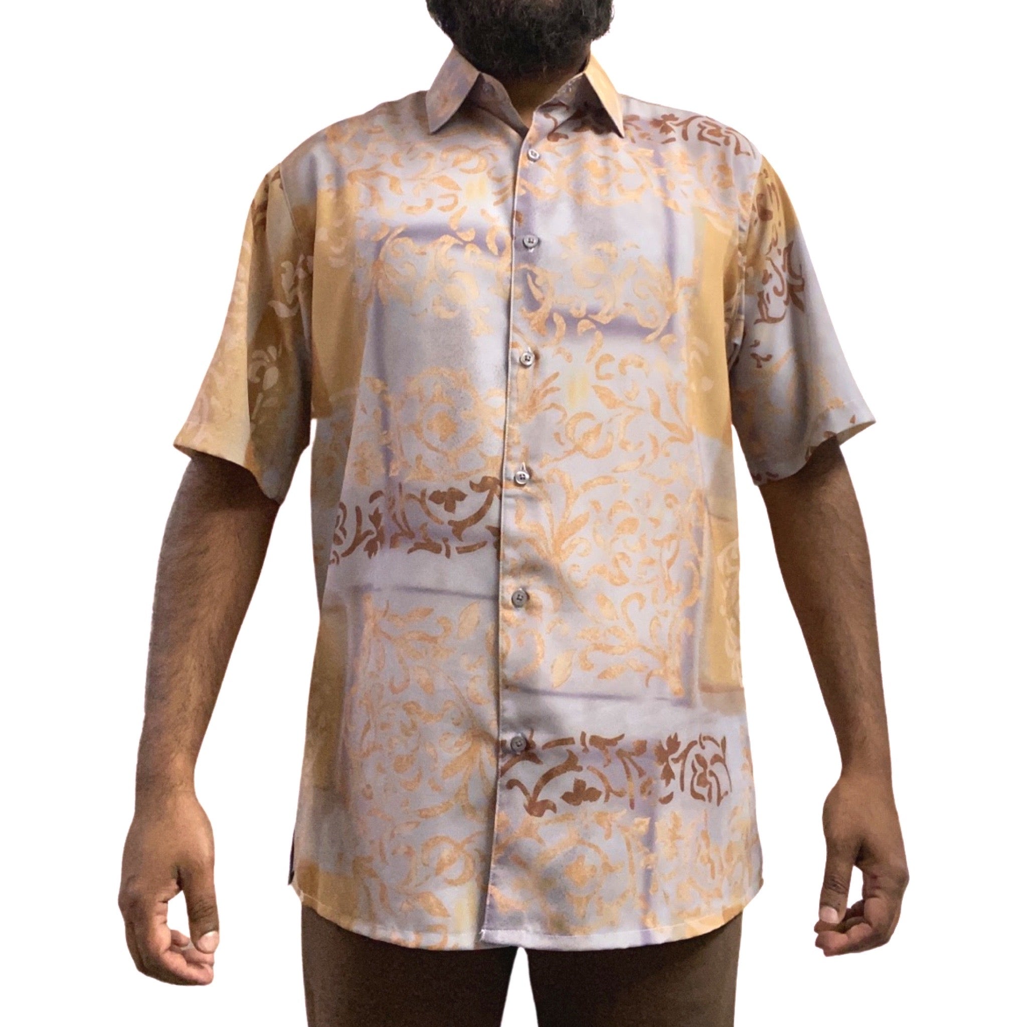 short sleeve microfiber dress shirt Short Sleeve Microfiber Woven Shirt