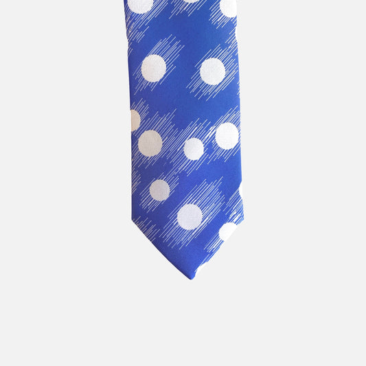 100% silk tie with dots