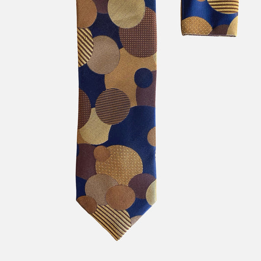 The big knot brown silk tie 