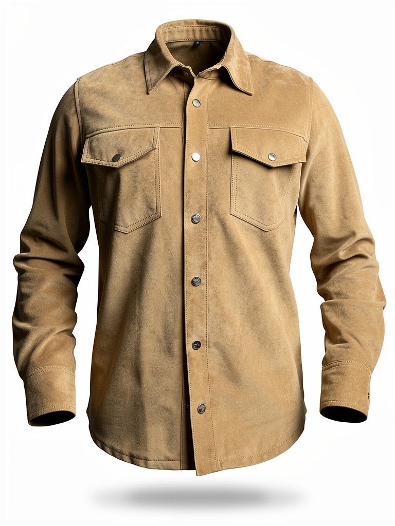 Mens Suede Shirt | Dolce Vita Fashions | Size L