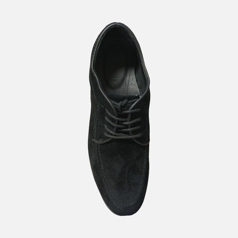 Clearance | Hush Puppies Bracco MT Oxford Black Suede Shoe