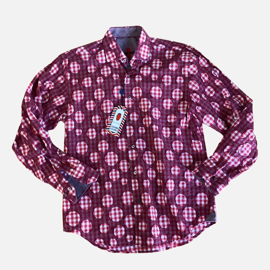 Clearance | Luchiano Visconti Red Shirt | Size Small