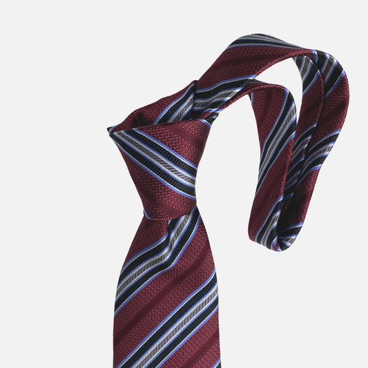 Premium silk tie for men Burgundy