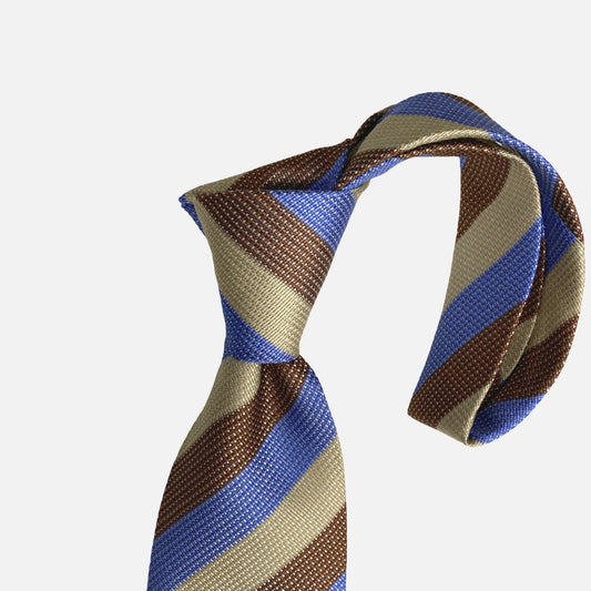 Brown 100% Silk tie