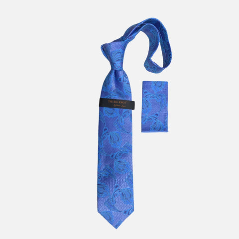 Steven Land Big Knot Silk Tie | BW326 Blue