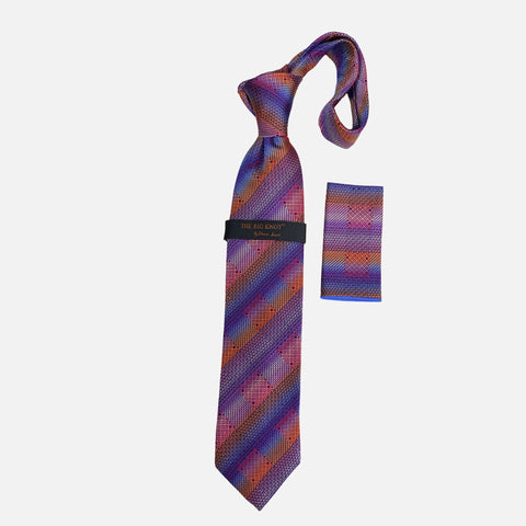 Steven Land Big Knot Silk Tie | BW2110 Burgundy