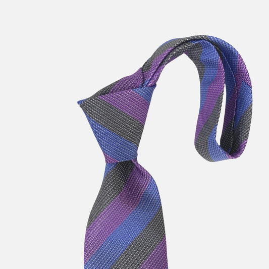 Premium silk striped tie