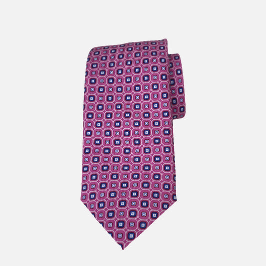 Pink Silk Necktie for Men