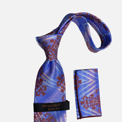Steven Land Big Knot Silk Tie | BW2304 Royal