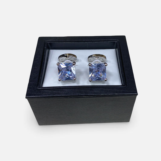Steven Land Square Gemstone Cufflinks