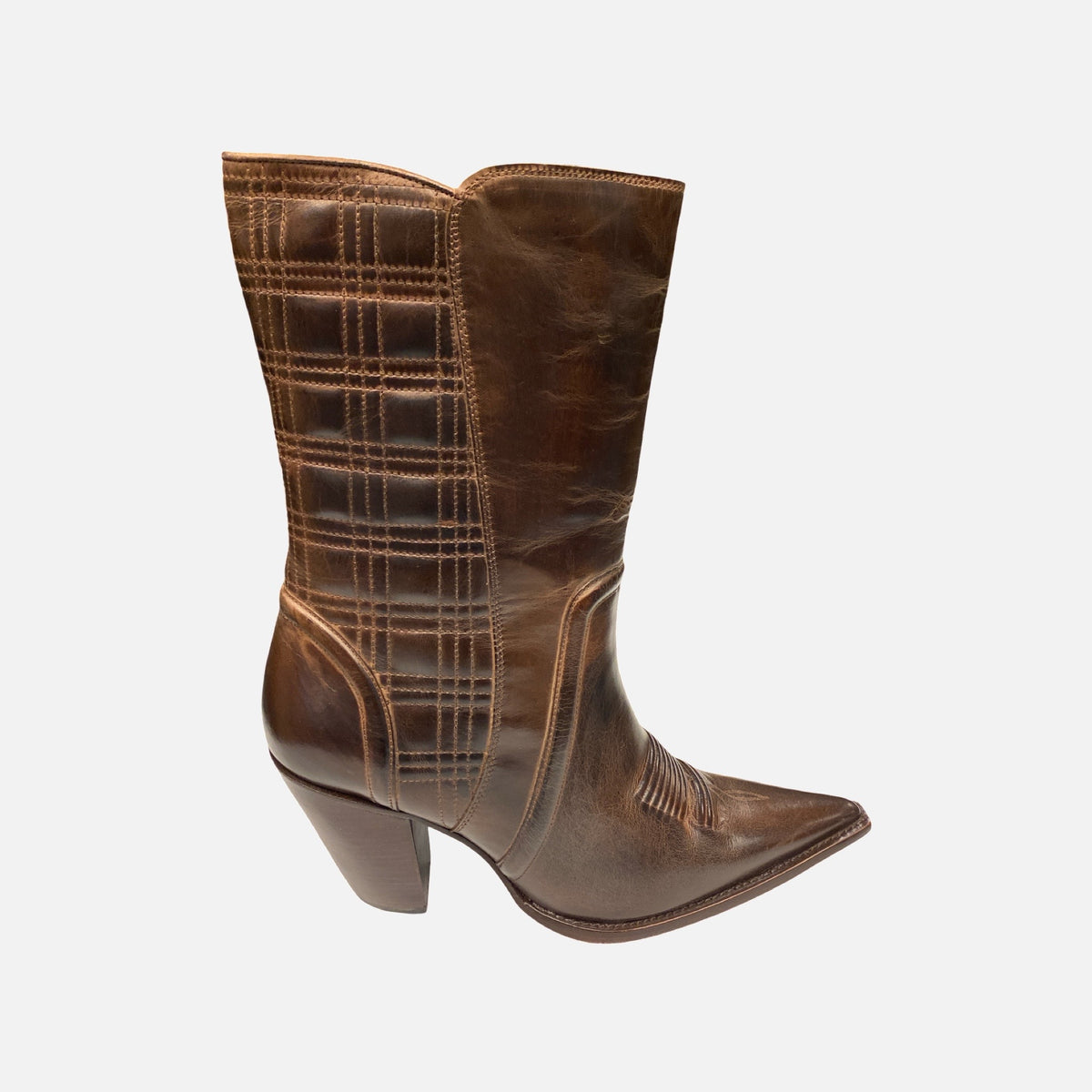 Charly horse boot by Lucchese quilted fashion