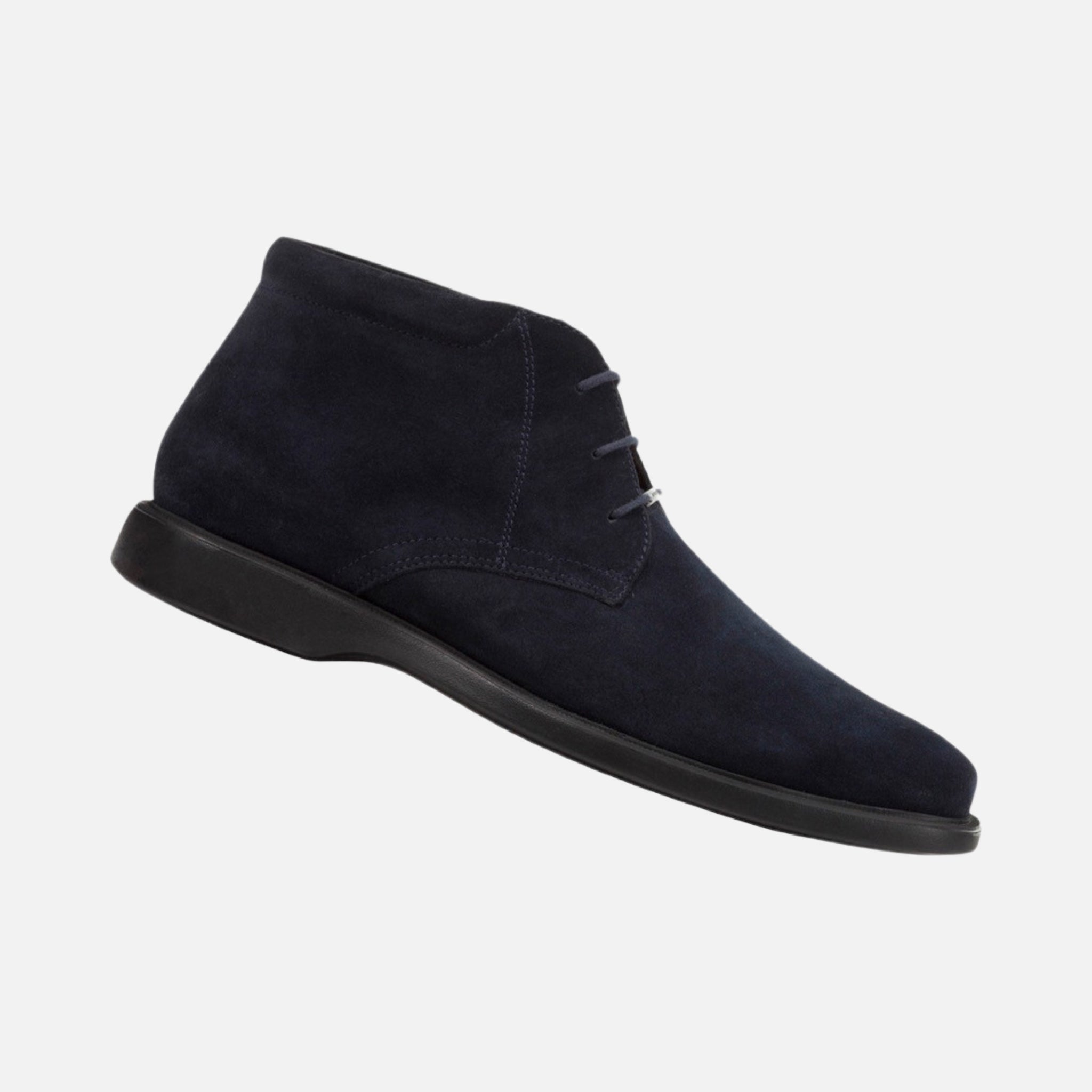 Mens Geox suede nay boots