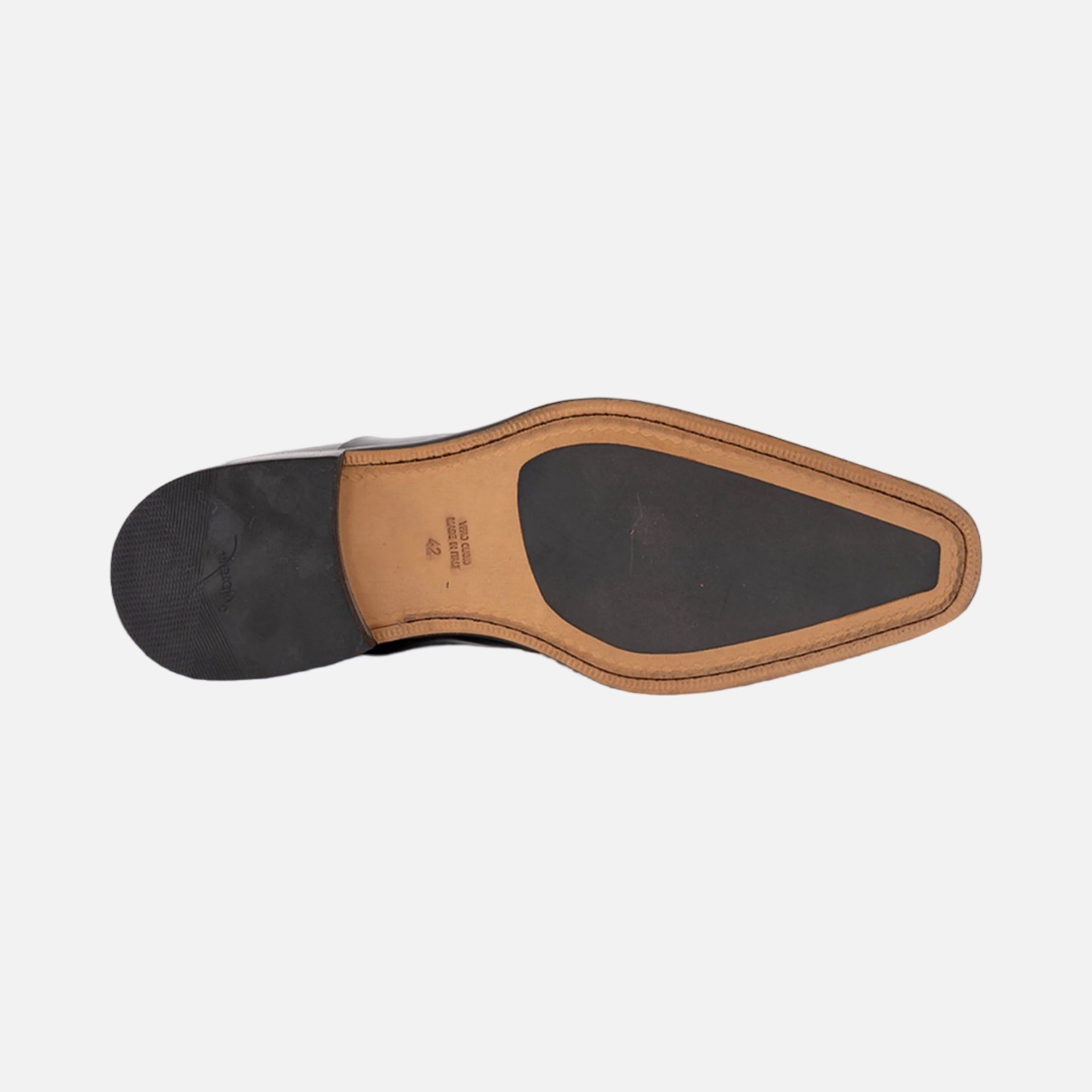 Mens Italian leather outsole shoe