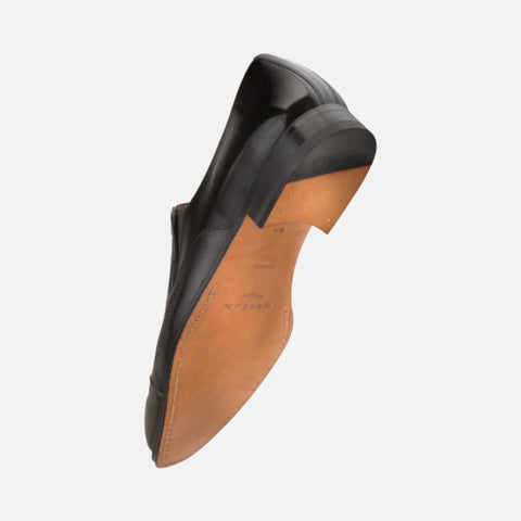 Cap toe made in Spain shoe for men black