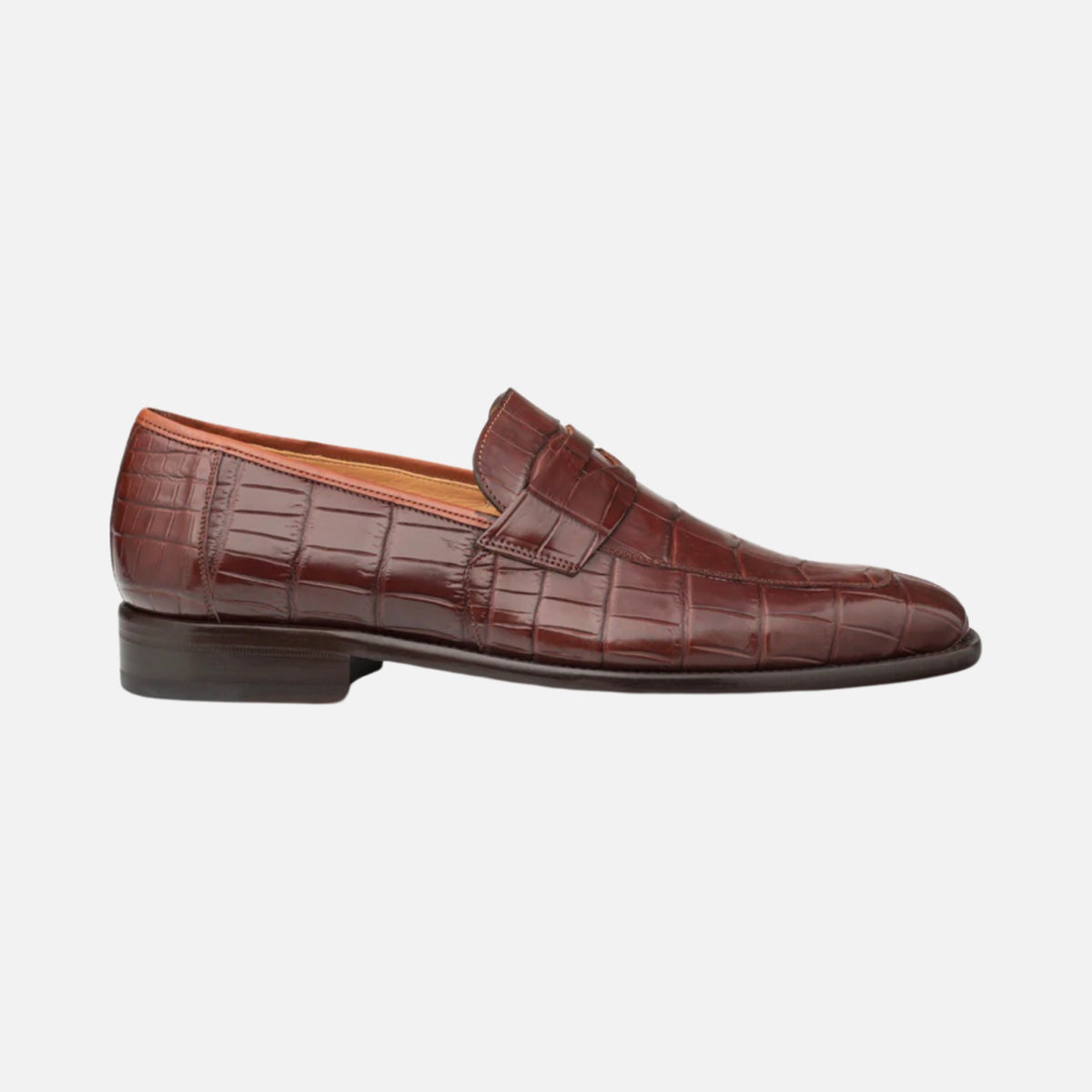 Mezlan Piccolo 'Sport' Alligator Penny Loafer - Handcrafted in Spain