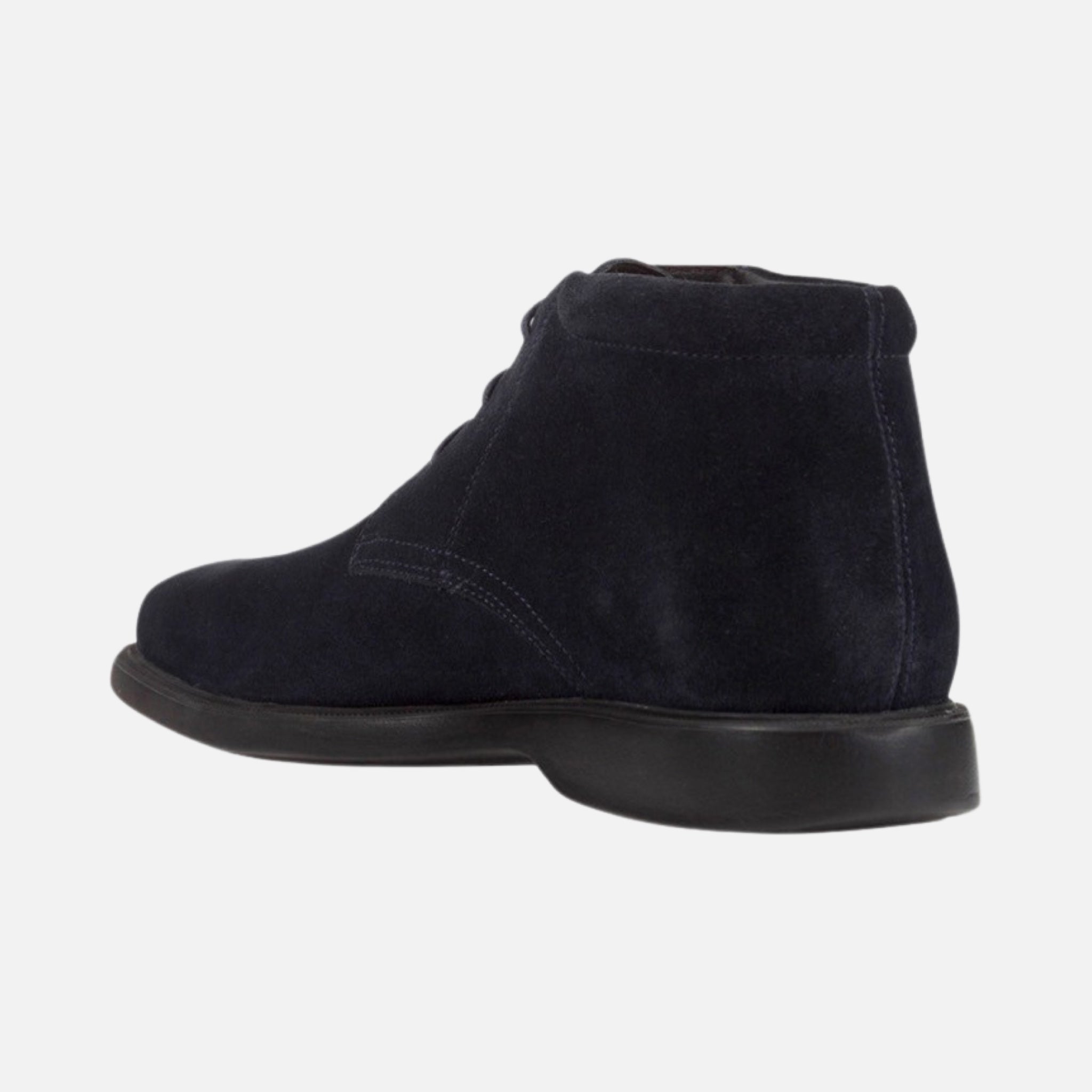 Navy blue suede Geox lace up boots