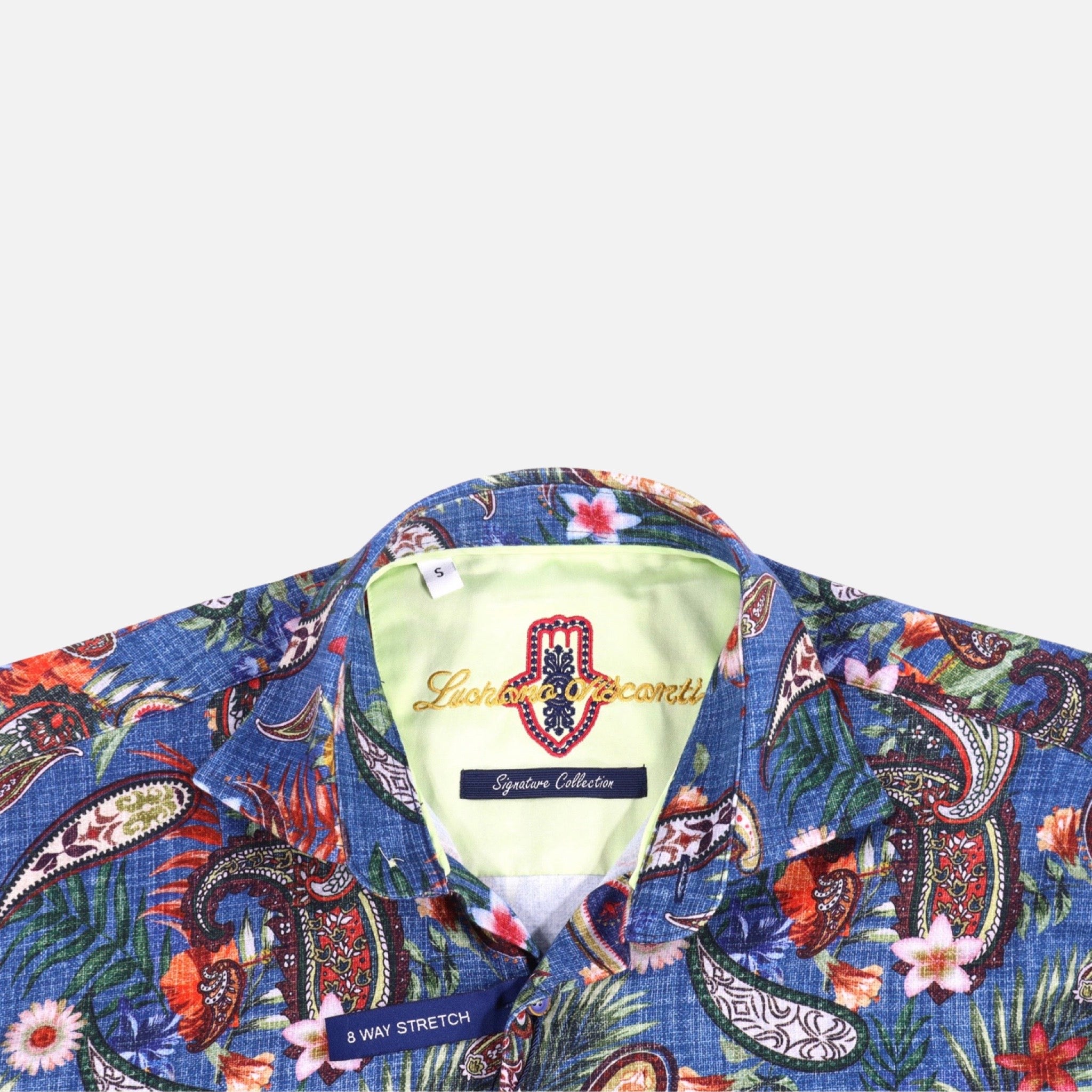 Luchiano Visconti Paisley Shirt For Men | 4877 Multi | Clearance