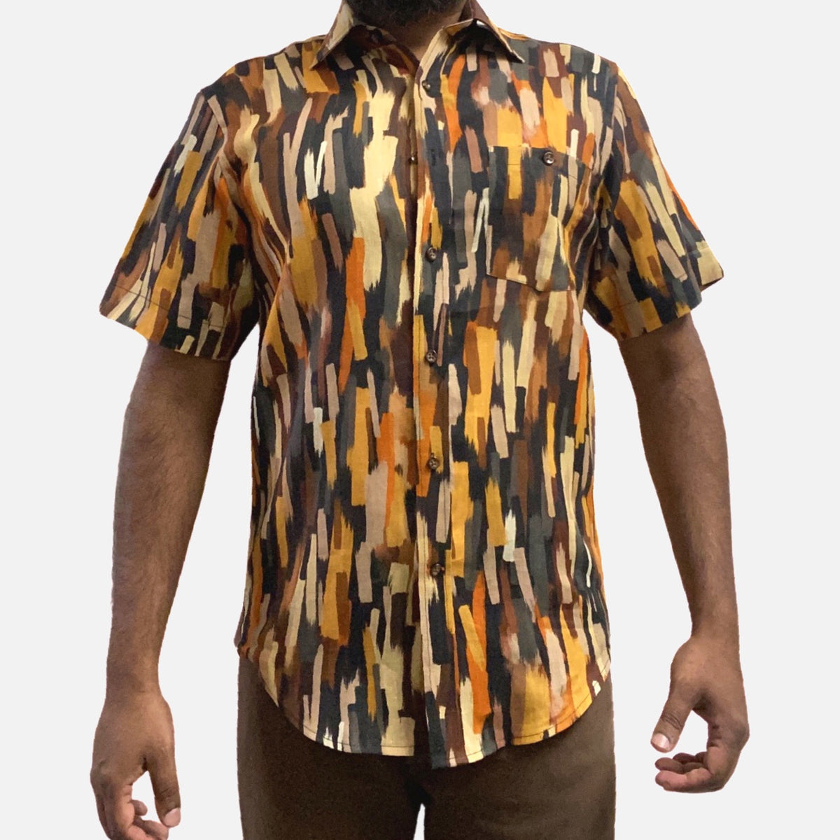 Mens linen shirt by Inserch Earth