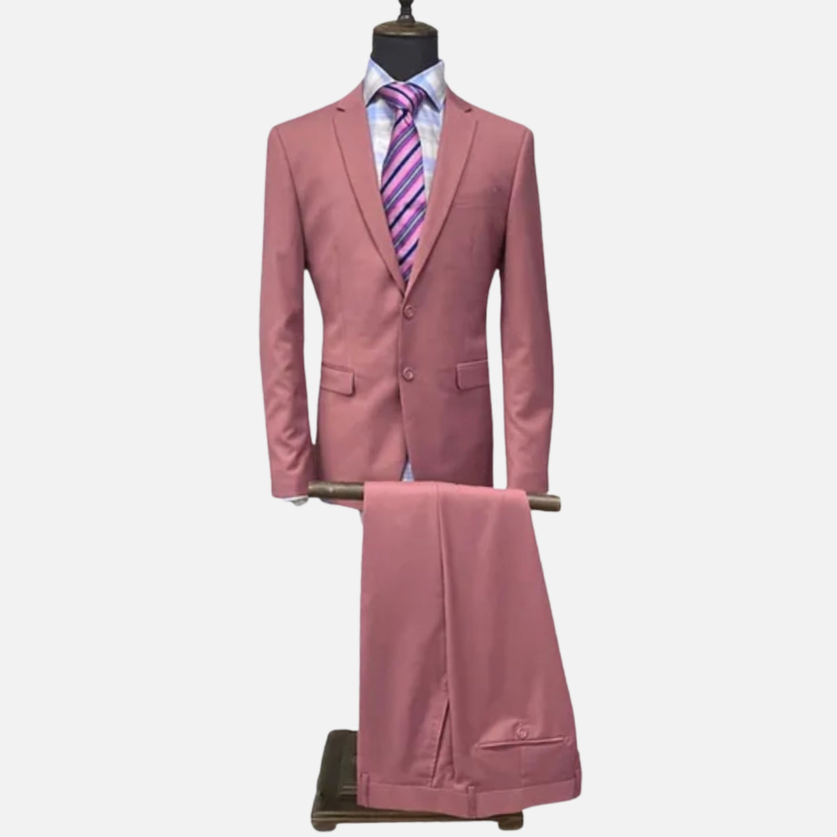 Fuchsia Suit For Men | Slim Fit