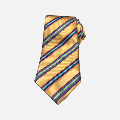 Premium Silk Tie with Diagonal Stripe