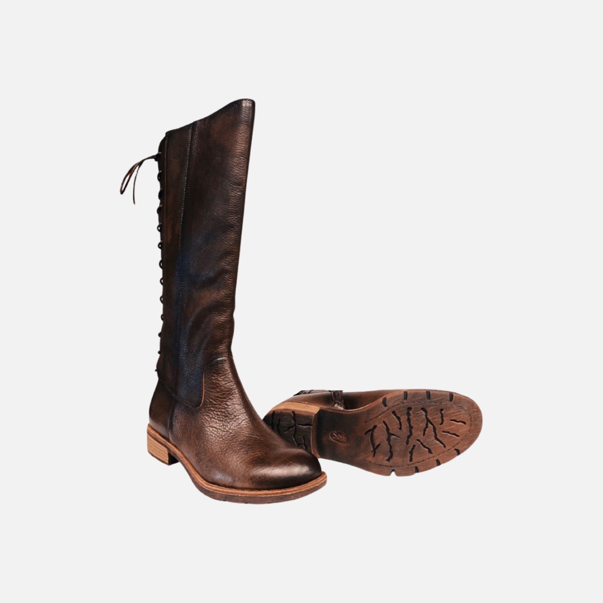 Womens Brown Boot Sharnell II by Sofft