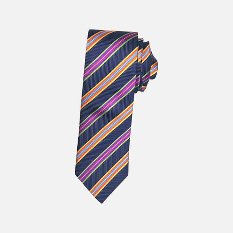 Premium Silk Tie with Diagonal Stripe