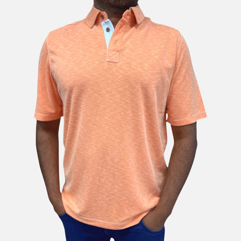 Men’s Orange Johnston Murphy Polo Shirt
