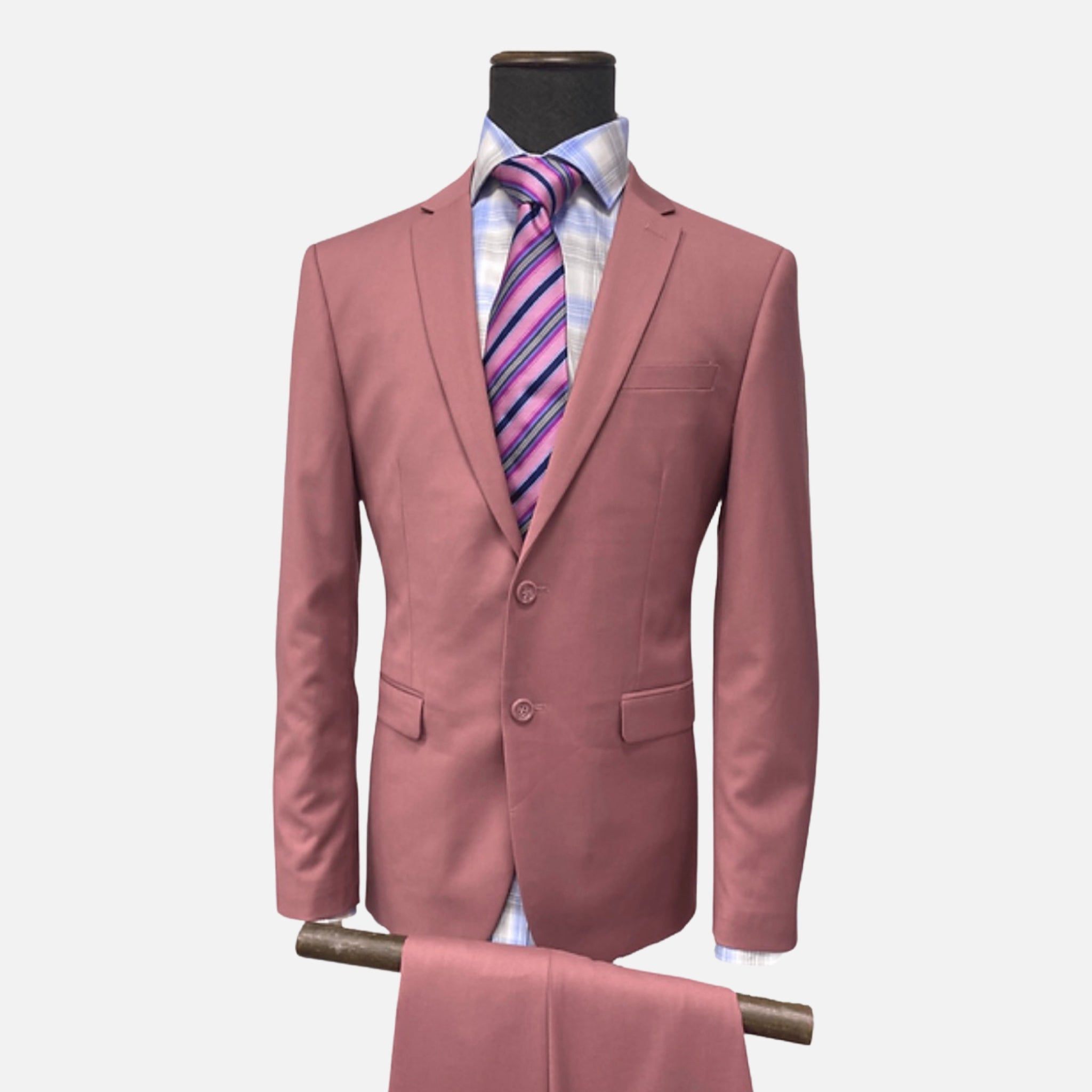 Fuchsia Suit For Men | Slim Fit