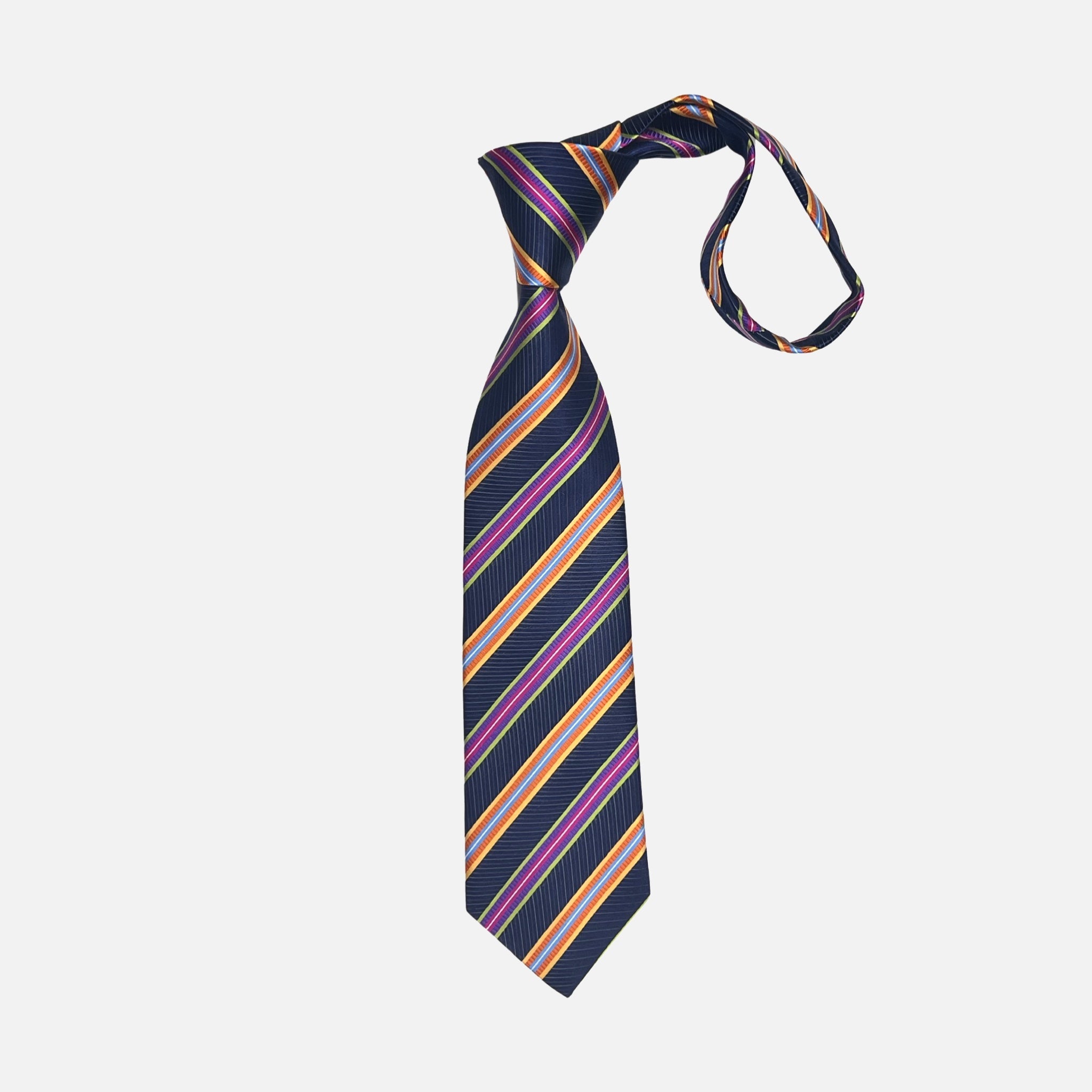 Premium Silk Tie with Diagonal Stripe